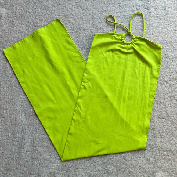 Simon Miller Stretch Forro Dress in Kiwi - Picture 2 of 5